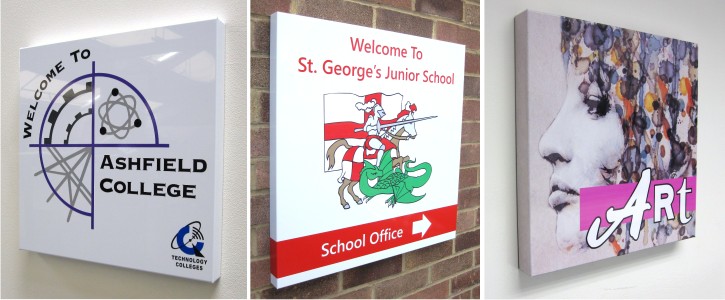box tray signs